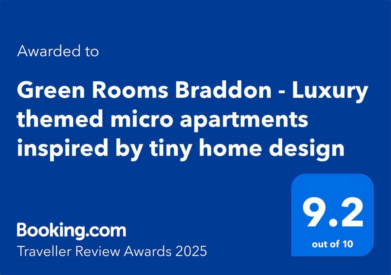 Green Rooms Braddon - Luxury Themed Micro Apartments Inspired By Tiny Home Design Canberra Eksteriør billede